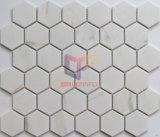 White Polished Ceramic Tile Hexagon Shape Mosaic (CST276)