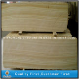 Sichuan Wood Vein Yellow Sandstone for Flooring and Wall Tiles