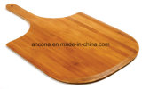 Fashionable High Quality Round Thin Pizza Cutting Board Bamboo Natural Wood Chopping Board Durable