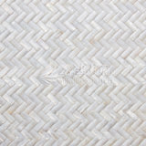 Freshwater Shell Pure White Arch Face 10*20mm Rectangle Mosaic Tile