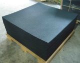 1000x1000x15mm Black With Speckle Rubber Gym Flooring