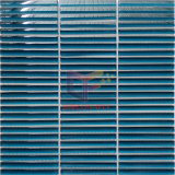 Strip Glass Mosaic Tile in Blue Color (PT60)