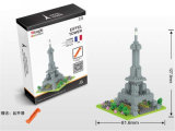 193PCS Small Plastic Toy Eiffel Tower Model Diamond Building Block with En71 Certificate