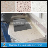 Artificial Solid Surface Red/Black/Yellow Colors Quartz Stone Slabs