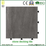 Hot Selling Non Slip Slate Stone Interlocking Flooring DIY Tile