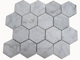 High Sales Carrera Marble Floor Tile Hexagon Bianco Carrara White Mosaic