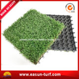 China Supplier Interlocking Artificial Grass Fake Turf Tile
