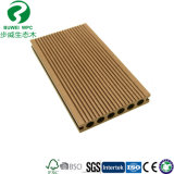 Round Hole Wood Plastic Composited Decking Floor