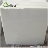 China Popular White Marble M101 Crystal White Polished Marble Tile for Floor/Wall Cladding