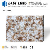 Granite Color Artificial Quartz Stone Slabs for Kitchentops/Vanity Tops with Cut-to-Size