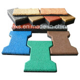 Colorful EPDM Dots Rubber Flooring Paver Tiles (A-TL-01)