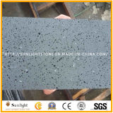 Honed Hainan Black Basalt/Lava Stone Tiles for Floor/Wall