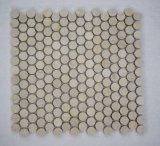 Cheap Price Mosaic Tile Floor Patterns Spanish Beige Penny Round Mosaic