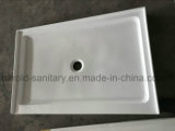 Cupc Acrylic Shower Tray with Round Drain in Center