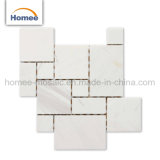 Hot Sale Home Decoration Bathroom Tile White Marble Mosaic