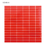 3 mm Thickness Red Glass Mosaic Tile for Home Decoration