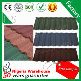 Heat Resistant Building Material Flat Stone Coated Roofing Tile