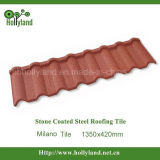 Light Weight Stone Sand Coated Steel Roofing Tile (Milano Type)