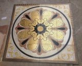 Golden Polished Artist Ceramic Carpet Tile
