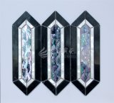 2017 New Design Mother of Pearl Shell Mix Marble Mosaic Tile