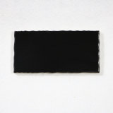 75X150 Black Color Waved Edge Irregular Surface Polished Ceramic Wall Facing Tile (UM751505L)