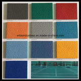 Various Colours of Litchi Pattern Sports Flooring Stock Available
