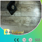 Commercial 12.3mm Hand Scraped Oak V-Grooved Laminated Flooring