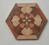 Rustic Wood Hexagon Grain Tile