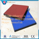 Outdoor Playground Rubber Tile Paver, Crossfit Gym Rubber Flooring