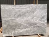 Silver Grey Light Marble Slab for Kitchen/Bathroom/Wall/Floor