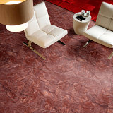 Full Glazed Polished Red Marble Copy Floor Tile 600X600mm