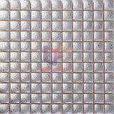 Silver DOT Face Glazed Ceramic Mosaic Tiles (CST082)