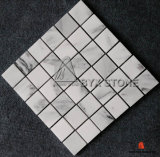 China Carrara White Marble Mosaic Pattern for Wall and Flooring