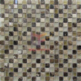 Dark Emperador Marble Mosaic Tiles, Glass Mosaic (CFS1015)