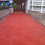 CE Certifiated High Density 1mx1mx30mm Floor Rubber Tile