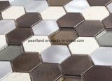 Aluminum Mosaic Tiles Stone Tile Matel Glass Tiles Decoration Kitchen Backsplash Bathroom Mosaic Wall Tiles