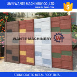 Shingle Type Waterproof Stone Coated Metal Roof Tile