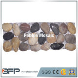 Natural Pebble Stone Mosaic Tile with Border Design