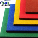 Anti Static Outdoor Bright Color Rubber Floor Mat Tile