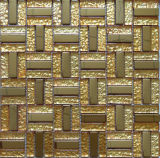 Gold Stainless Steel Metal Mosaic, Glass Mosaic Wall Tile (SM205)
