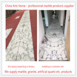 Polished Honed Bianco Arabascata White Marble Tiles for Floor and Column