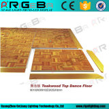 Factory Manufacture Directly Cheap Portable Teak Wood Dance Floor