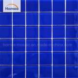 Wholesale Waterproof Pure Blue Floor Tile Swimming Pool Mosaic Tile