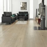 Wide Plank White Washed Engineered Oak Wood Floor/Hardwood Flooring