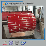 Brick Grain Pattern PPGI Prepainted Steel Coil with Best Quality