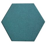 Interlocking Ruber Tile, Outdoor Rubber Tile, Wearing-Resistant Rubber Tile