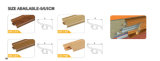 New Concept Cobinted Click Installnation PVC Floor Decorative Skirting Board