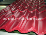 Galvanized Color Coated Metal Roof Sheet / Color Coated Step Tile