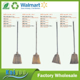 Wholesale Natural Palm Long Handle Bamboo Broom