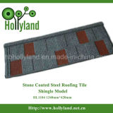 Metal Building Material Stone Coated Steel Roofing Tile (Shingle Type)